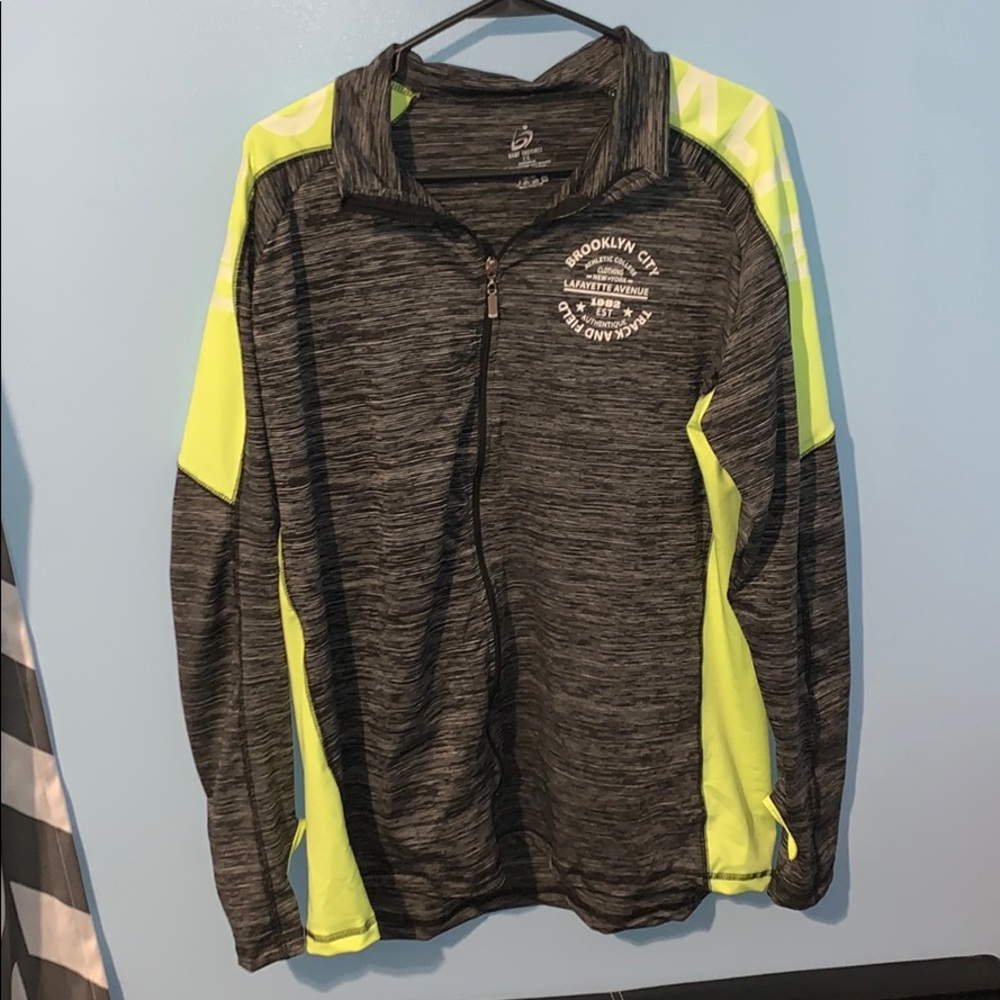 Neon Athletic Zip-up Jacket